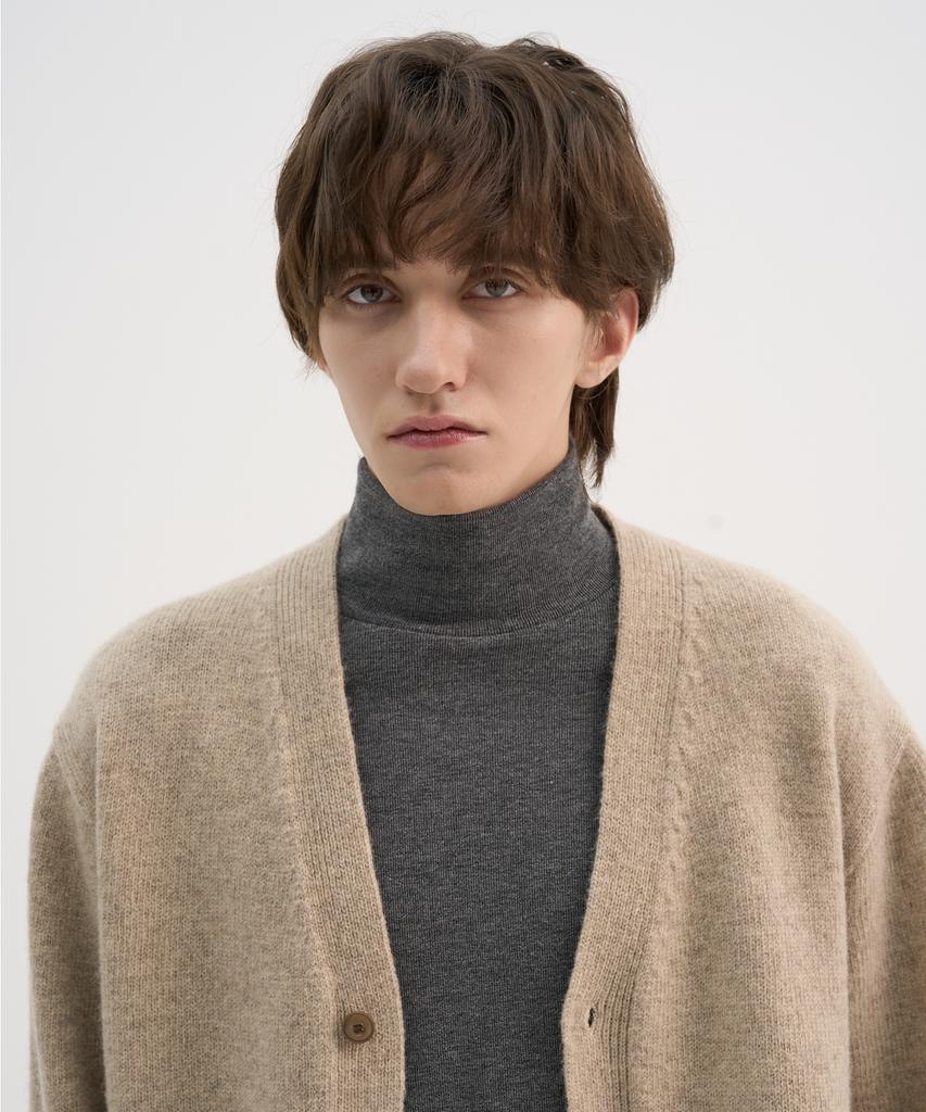 TRIP LE SENS Basic Turtleneck Knit_Gray (Type B)