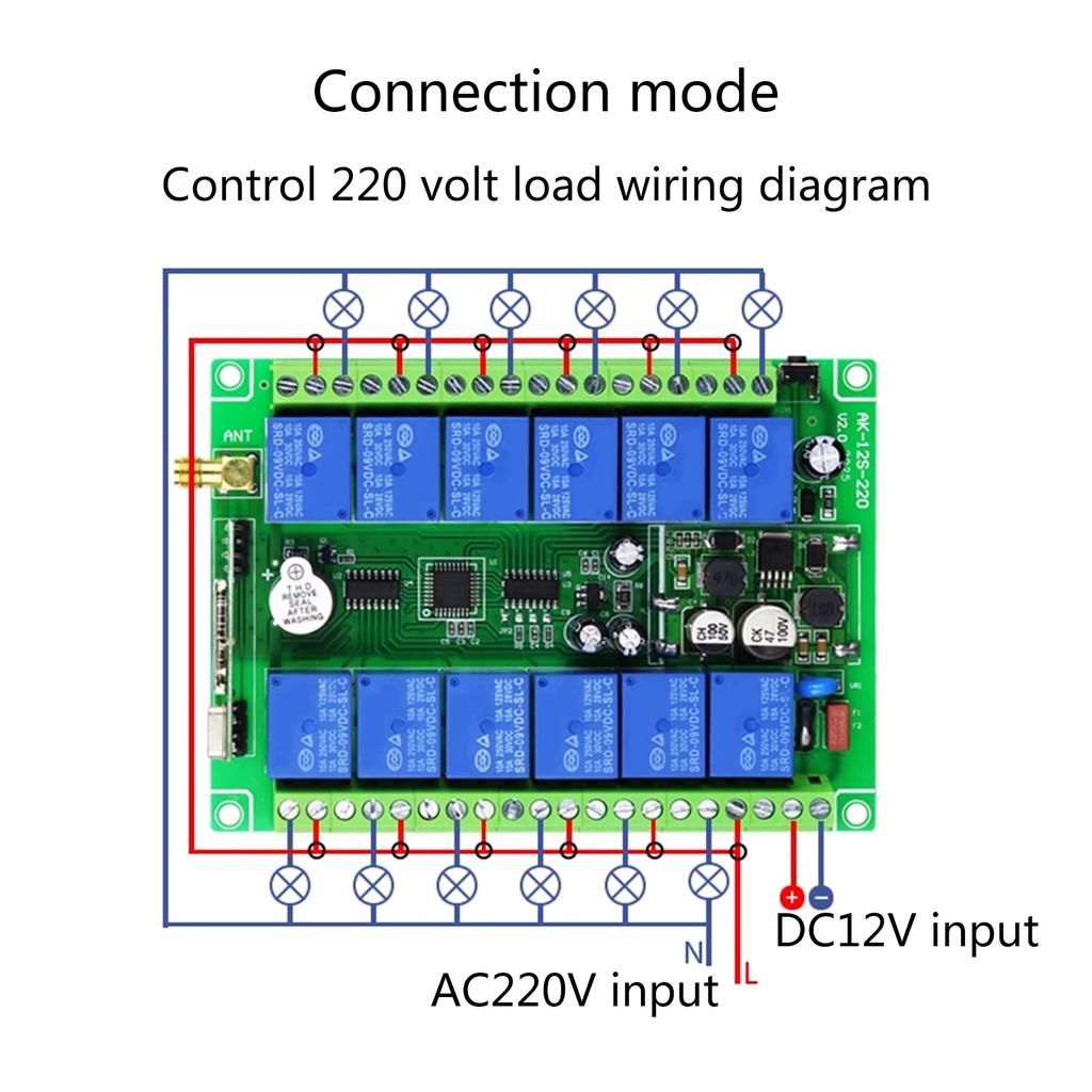 Выключатель с дистанционным управлением 300 м большая дальность DC12V 24V 36V 48V реле беспроводной РЧ-выключатель беспроводной пульт выключатель