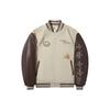 Li Ning Color Block Letter Single Button Innovative Cotton Jacket Men Jacket Fog-Hakki Earth-Brown AJMT065-2