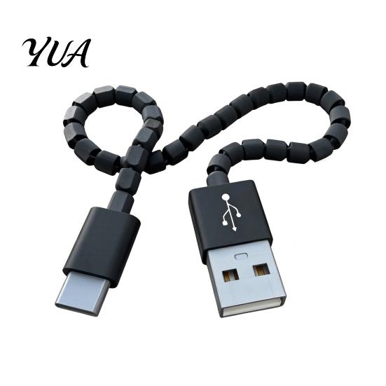 Calming Gadgets for Focus 3D Printed Imitation USB Cable Fidget Toy, Flexible Articulated Stress Relief Office Sensory Toy Desk Decompression
