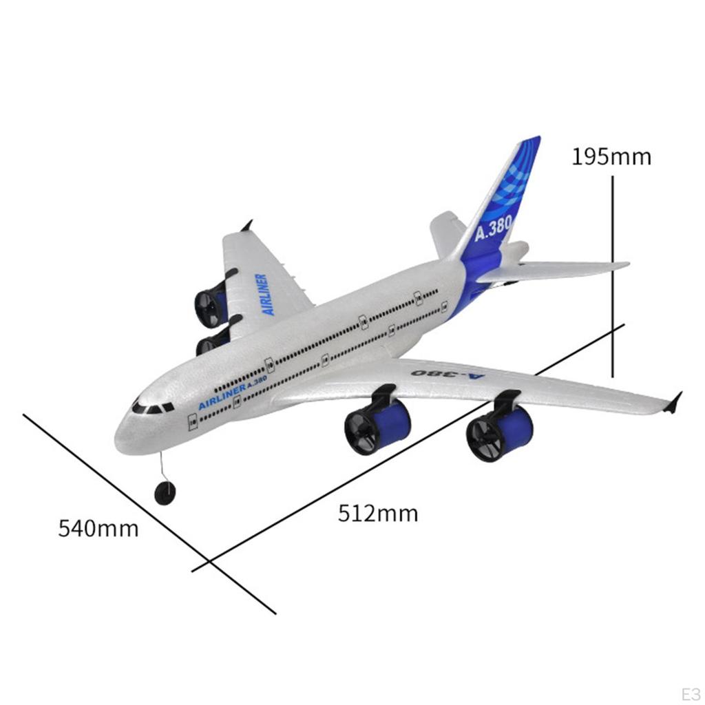 Пульт дистанционного управления 3,5-канальный легкий и прочный планер Airbus для детей на открытом воздухе на день рождения
