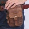 Hot-selling Retro Men's Leather Outdoor Fanny Pack Casual Multi-functional Bag First Layer Cowhide Men's Bag Mobile Phone Bag