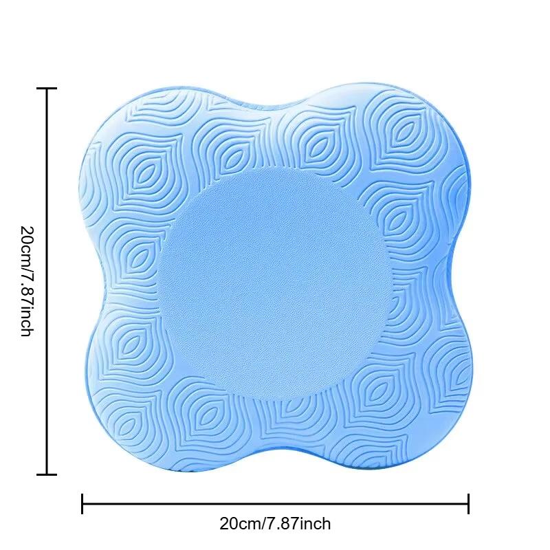 Толстая противоскользящая коврик-подкладка для йоги, коленная поддержка, упругий, нескользящий фитнес-коврик, амортизирующий, мягкий, плоский