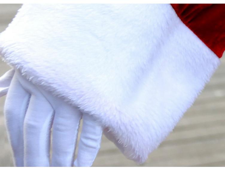 Комплект костюма Санта-Клауса для взрослых - Мужской и женский размер плюс Рождественский наряд