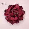 10cm Rose Fabric Flower Accessory Women Versatile Corsage Hair Clip Suit Lapel Clothing Bags DIY Corsage