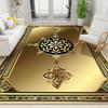 Большие Роскошные Золотые Ковры для Гостиной Дома Декор Спальни в Скандинавском Стиле Ковер Нескользящий Коврик для Кофейного Столика Tapis Salon