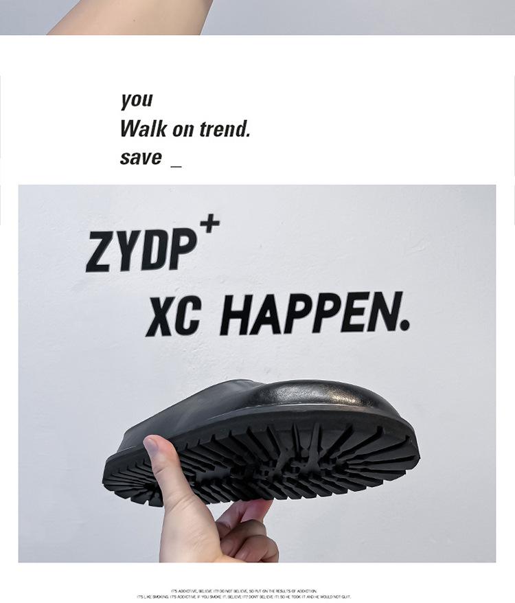 Летние ретро тапочки в британском стиле для повседневной носки - 18887-A