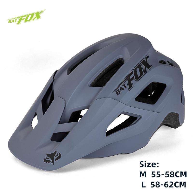 BATFOX Mountain Bike Helmet for Men Women Adult Youth,MTB Bicycle Bike Helmet cascos para bicicletas with Visor casco bicicleta