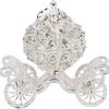 Rhinestone Crystal Pumpkin Carriage Trinket Box Jewelry Box Diamond Gift Collectible Figurine Decorative Jewelry Display Holder Organizer