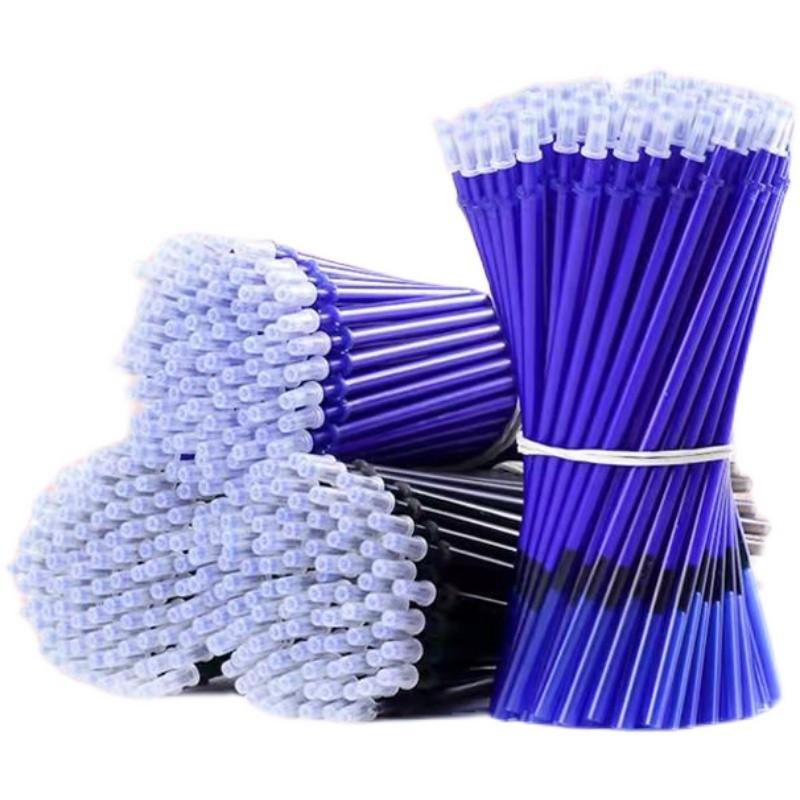Erasable Pen Core Crystal Blue 0.5 Mo Easy To Wipe Neutral Pen Core Carbon Black Hot Erasable 100ml