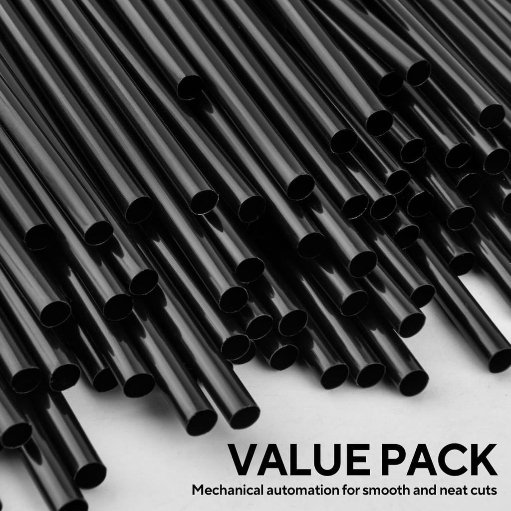 100/400/1000 шт. в упаковке Изогнутые черные соломинки для любых напитков Соломинки для пациентов Праздничные соломинки Для колы пива сока и воды