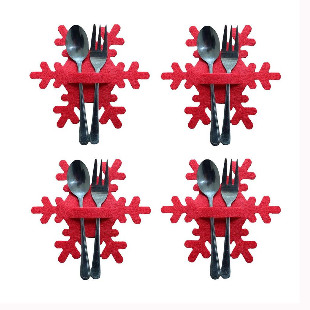 Карманная сумка для столовых приборов для рождественской елки, украшения для стола, органайзер для посуды, рождественский нож, держатель для вилки