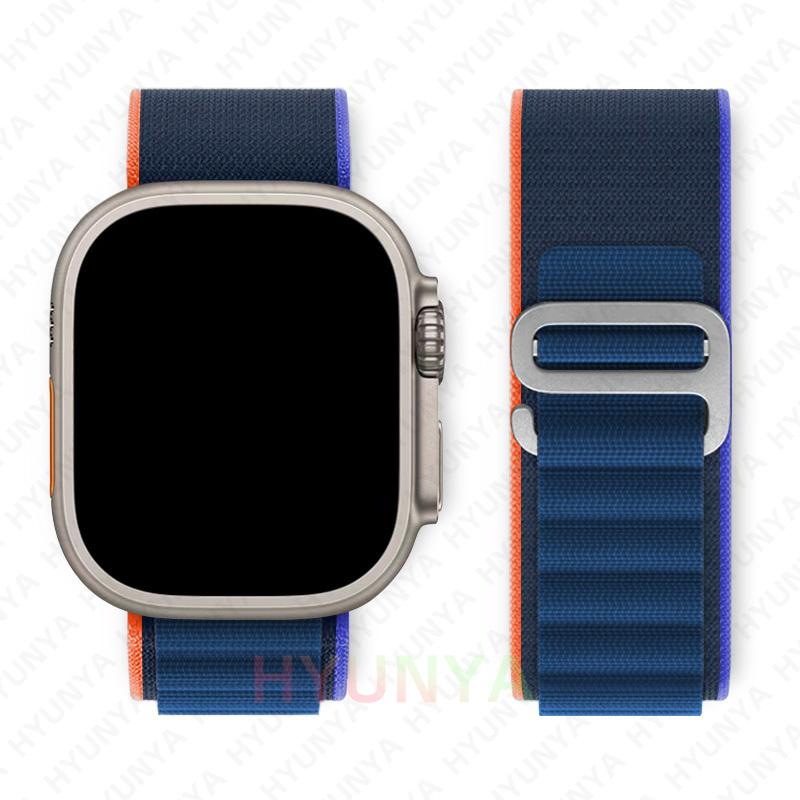 Альпийский ремешок для Apple Watch Band Series 10 9 8 7 SE Ultra 2 41мм 42мм 45мм 46мм 49мм 40мм 44мм IWatch Correa Ремешок Браслет
