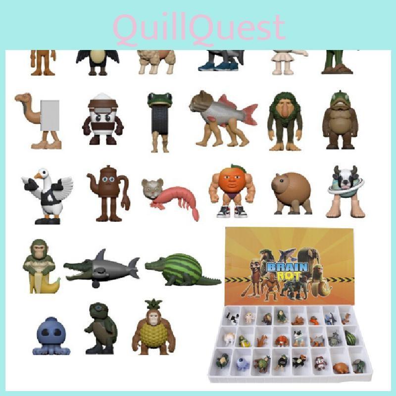 Итальянский Брейнрот Тунг Тунг Сахур Праздничный Адвент-календарь Блайнд Бокс для детей