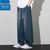 Мужские джинсы Jeanswest в американском стиле, свободные, прямые, повседневные