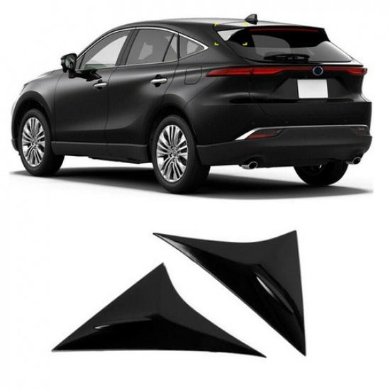 Для Toyota Venza 2021-2024 Глянцевый Черный 2 шт. Спойлеры Заднего Стекла Накладка Крыла