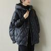 Lightweight Loose Warm Casual Down Cotton Jacket Women Autumn Winter Loose Hooded Warm Outwear Female Parkas Overcoat