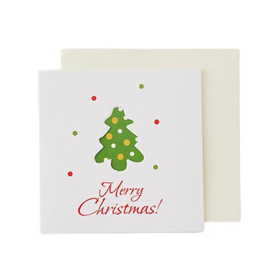 Поздравительная открытка Модная красочная легкая рождественская открытка Экологичная инновационная рождественская открытка Рождественская открытка для подарков