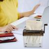 Portable Hand Shredder, Small, Desktop Manual Straight Cutter for A6 Paper, Documents, and Office Supplies, Ideal for Home and School Use