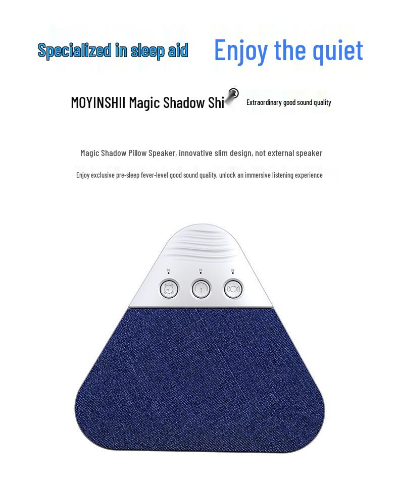 V3pro Ультратонкий Bluetooth-динамик под подушку для сна с белым шумом