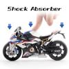Масштаб 1/9 S1000RR, модель мотоцикла из сплава, литая под давлением машина, звуковой свет, коллекция для любителей автомобилей, детский подарок на день рождения, металлические игрушки для мальчиков