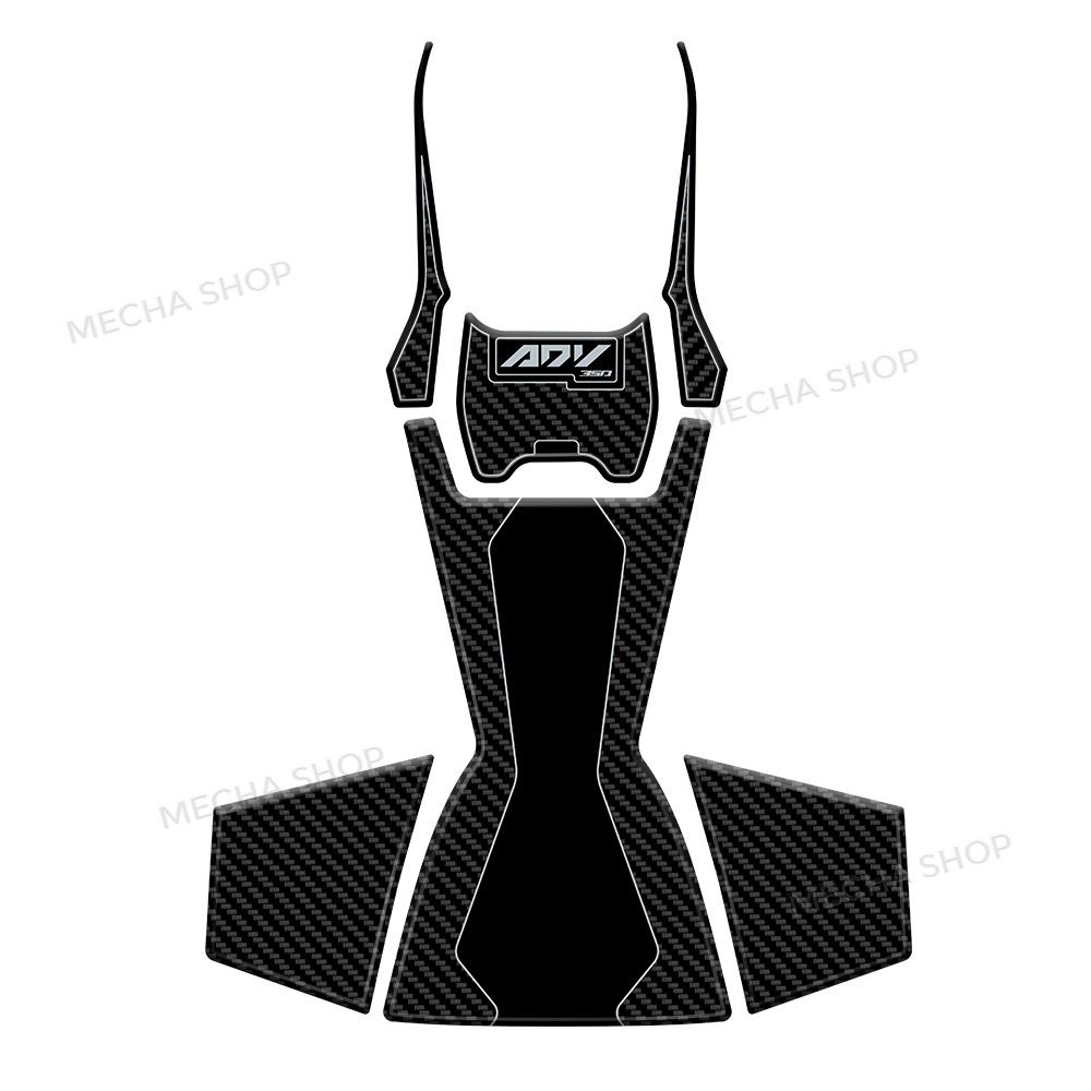 adv350 2025 Tank Pad Sticker Motorcycle Accessories For ADV 350 Fuel Tank Protection 3D Gel Decals 2022 2023 2024