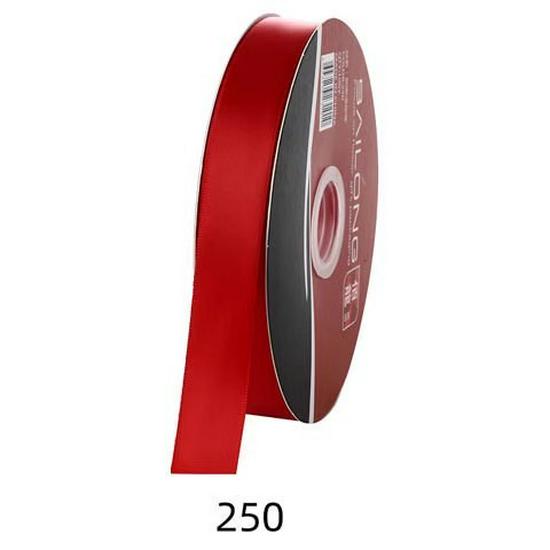 2,5 см Высококачественная однотонная красная шелковая лента для подарков, букетов и упаковки коробок для тортов