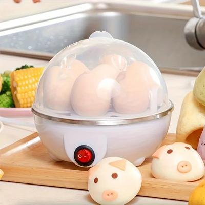 Яйцеварка с автоматическим отключением питания Home 7 Eggs Multi-Functional Steamed Egg Custard Boiled Egg Machine Breakfast Artifact