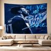 Messi Move Stay Same Large Size Wall Tapestry, Room Aesthetic Decor for Living Room Party Background