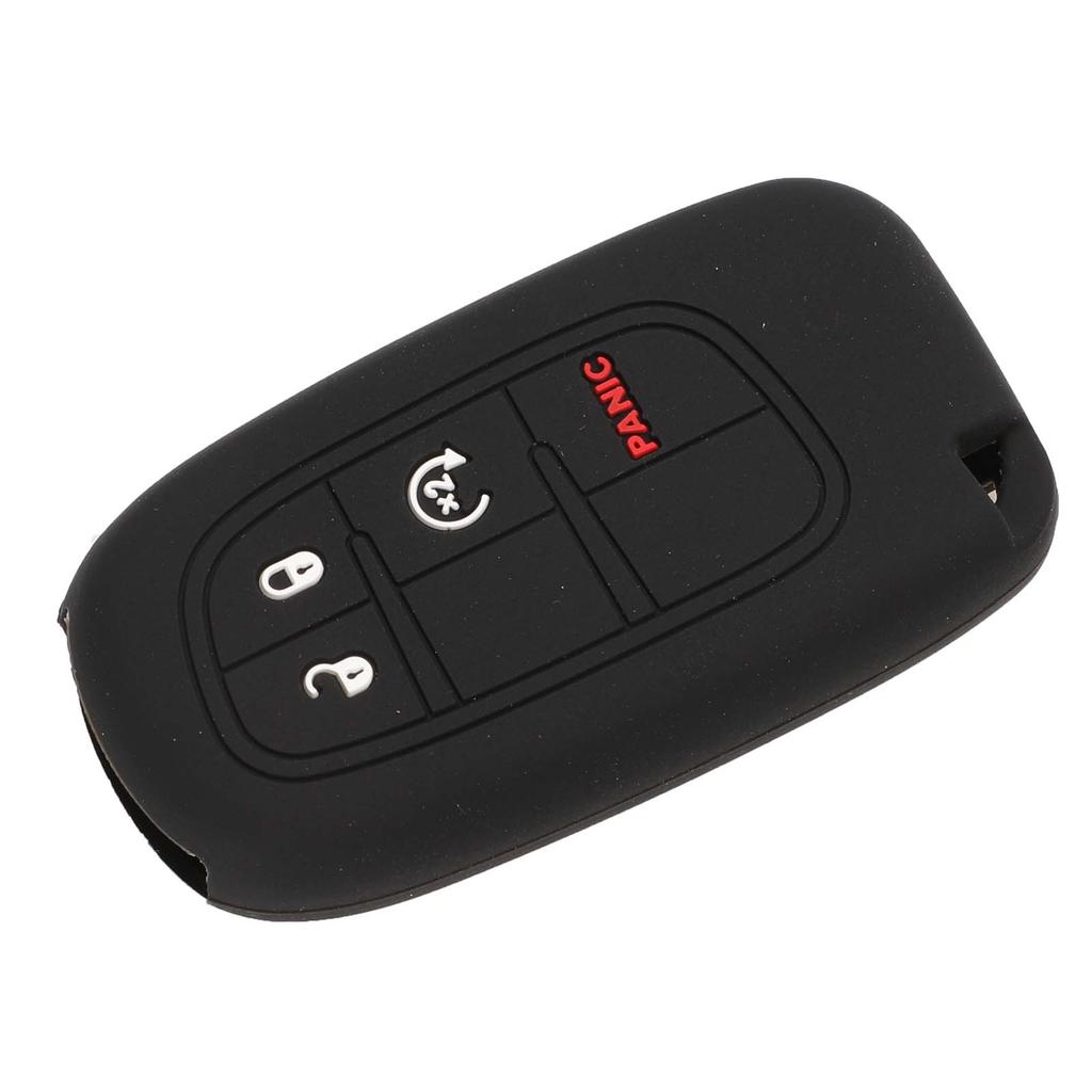 Силиконовый чехол для дистанционного ключа от машины jingyuqin для зарядного устройства Dodge Journey для Jeep Renegade Grand Cherokee для Chrysler 200 300 Smart Key