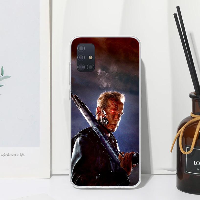 Arnold Schwarzenegger Terminator Phone Case For Samsung Galaxy A52 A42 A32 A22 A12 A02S A72 A51 A50S A41 A31 A21S A71 A40 A30S A
