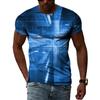Красивая мужская футболка с 3D-принтом и узором в стиле хип-хоп, повседневные топы с круглым вырезом, модная уличная индивидуальная одежда