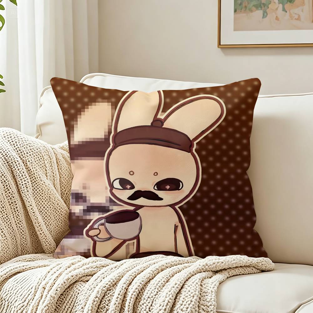 Игровой больничный animal BBarney Индивидуальный двусторонний квадратный чехол для подушки