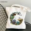 Totoro Shopping Bag Jute Bag Eco Shopper Grocery Reusable Bolsa Bag Net Reusable Jute Bolsas Reutilizables Sacolas