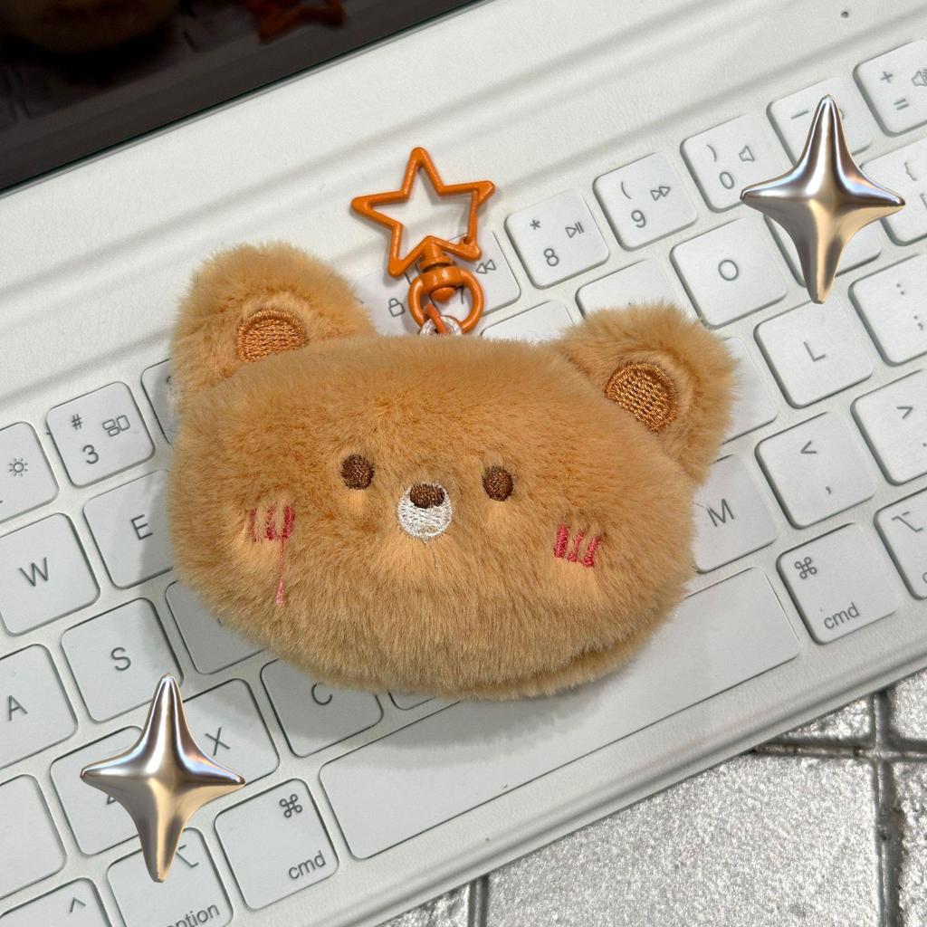 Милый звук животного сжимаемый мини плюшевый брелок кукла