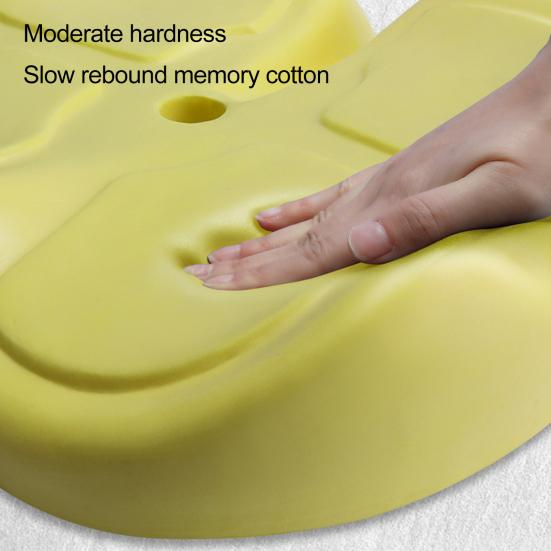Эргономичная подушка для ягодиц, подушка для сиденья от геморроя, не забитая, смягчающая давление на копчик, пена с эффектом памяти