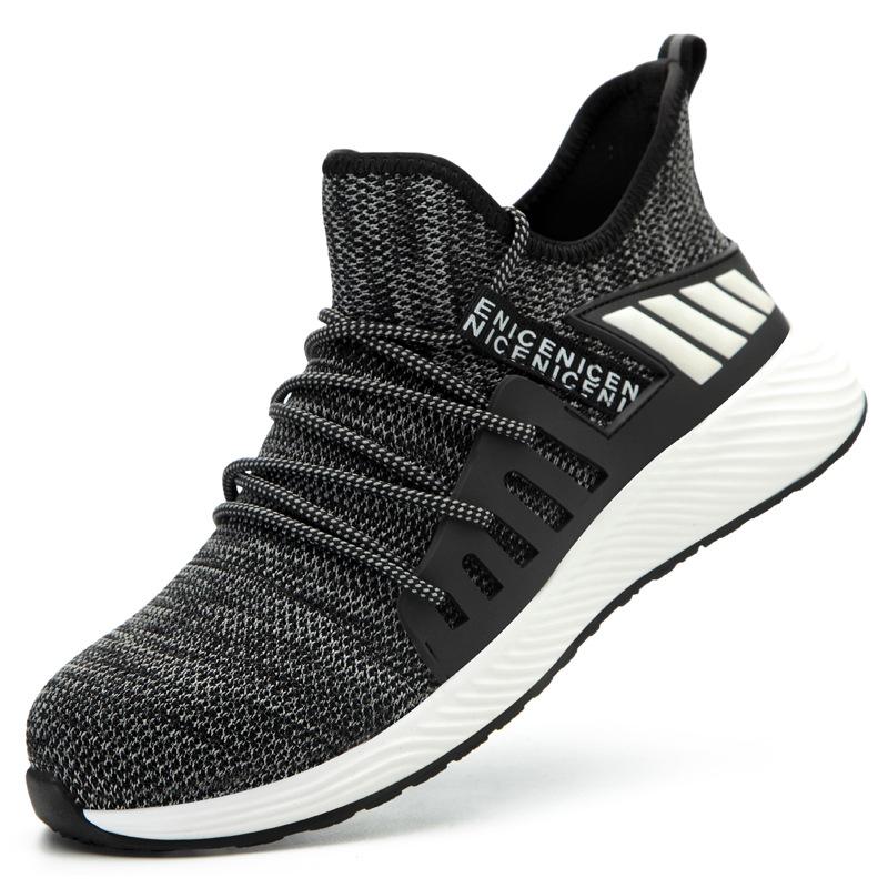 Обувь для страхования труда, ударопрочная и устойчивая к проколам, легкая и дышащая, удобная и модная защитная обувь