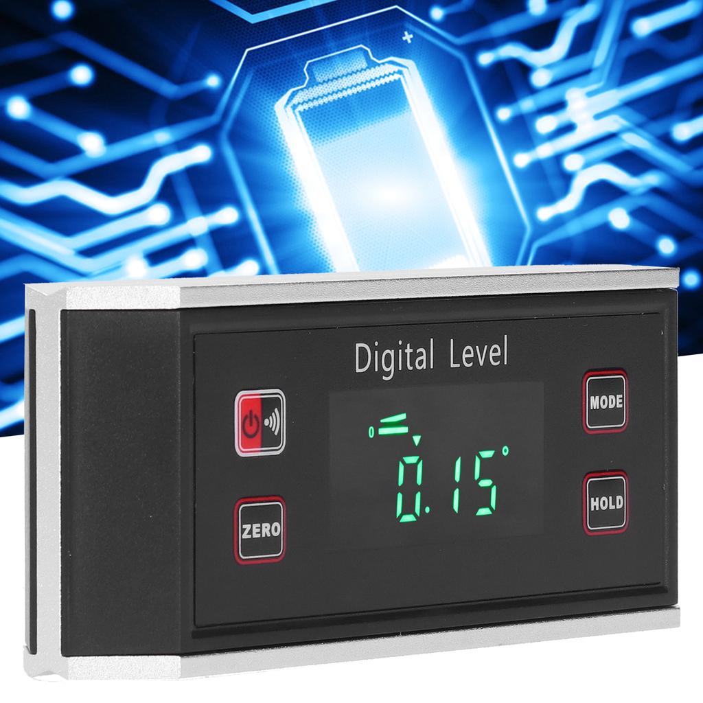 Digital Level Protractor Inclinometer Angle Meter Cube Gauge Strip Type Inclination Box