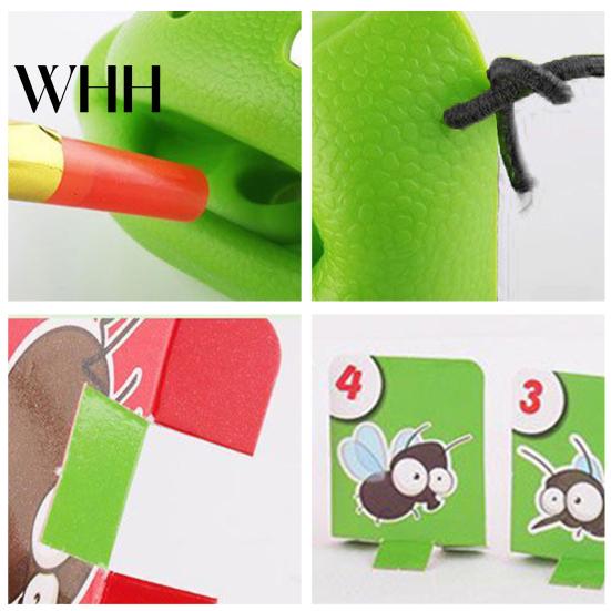 Interactive Frog Toy 1 Set Sticking-Out Tongue Face Guard Licking Animal Chameleon Lizard Boys Girls Game 1/2/4 Players Board Toddler Gift