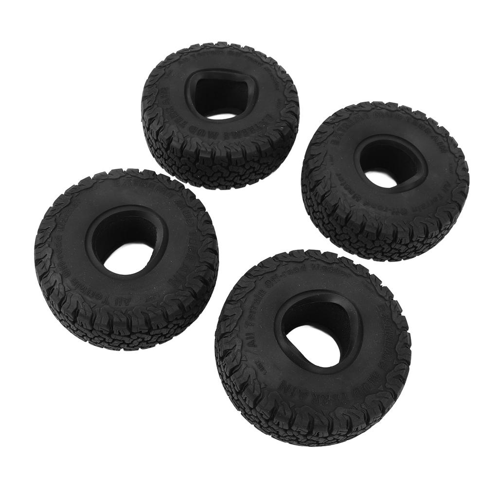 4 шт. 1,9-дюймовые шины для радиоуправляемого краулера, амортизирующие, комплект резиновых шин для радиоуправляемых моделей для Redcat для Traxx