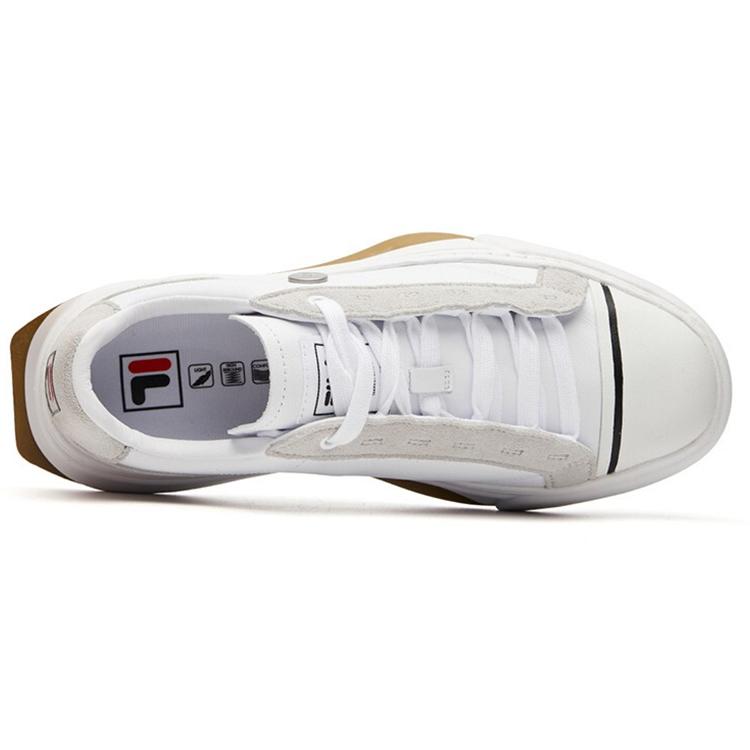 MIHARA YASUHIRO x FILA CRYPTO Низкие кеды для скейтборда Мужские Бело-серые F12M044339FWL