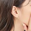 14K 18K Volume Textured Hoop Earrings_2 types