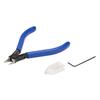 Hobby Tool Series HG Plastic Sharpening Nippers, Thin Blade, Plastic Model Tool, HT-398, Blue