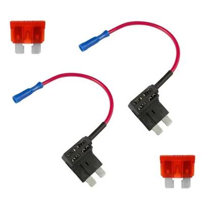 2 шт. 12 В Держатель предохранителя Адаптер-разветвитель Micro2 Mini Малый Стандартный ATM Автомобильный предохранитель С