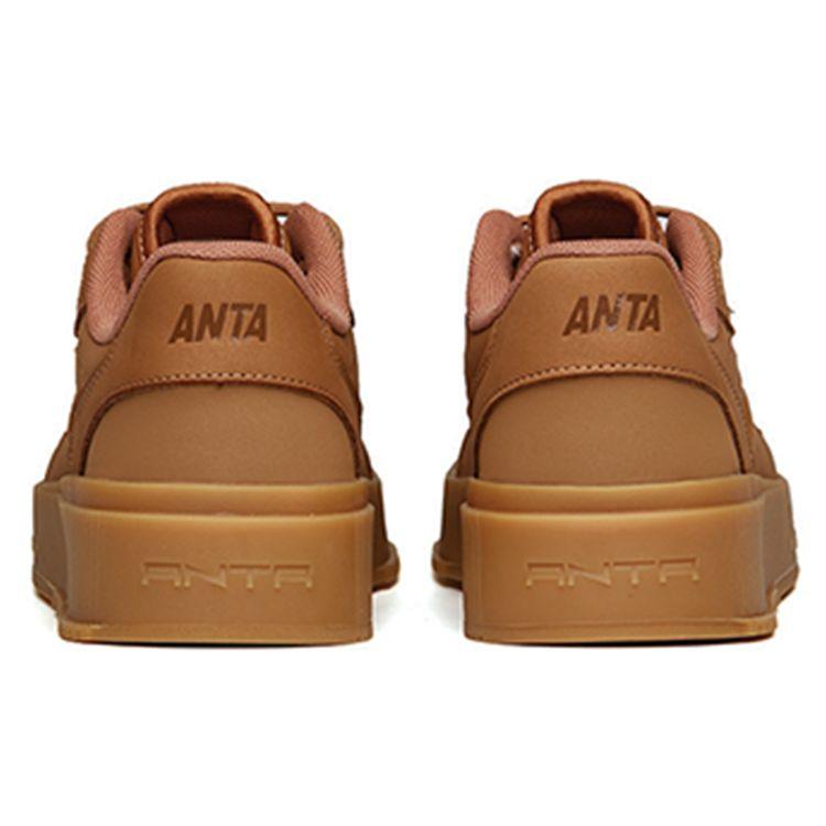 Anta Легкие низкие кроссовки для скейтбординга, мужские кроссовки, молочно-коричневые 112148073-2