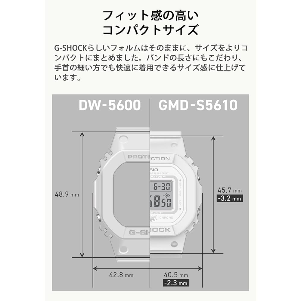 Casio G-Shock GMD-S5610PP-4JF Модель среднего размера Экологически чистый материал Женские часы Розовые