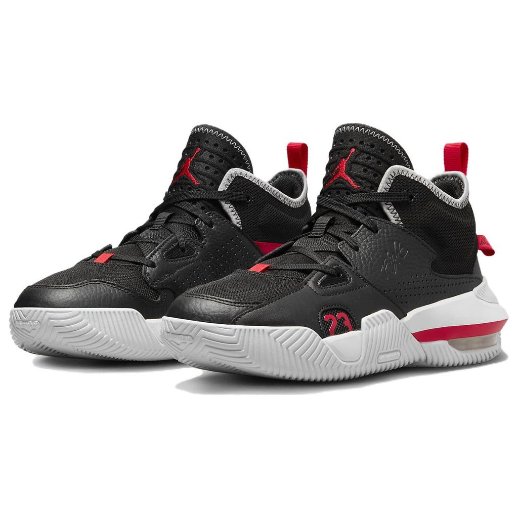 Air Jordan Stay Loyal 2 Black University Red Men Sneakers Wolf-Grey White DQ8401-006