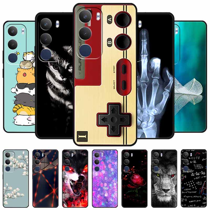 For Vivo Y29 5G Case Cool Game Console Painted Soft Silicone Back Cover for Vivo Y 29 5G TPU Protective Bumper Coque Vivo Y29 5G