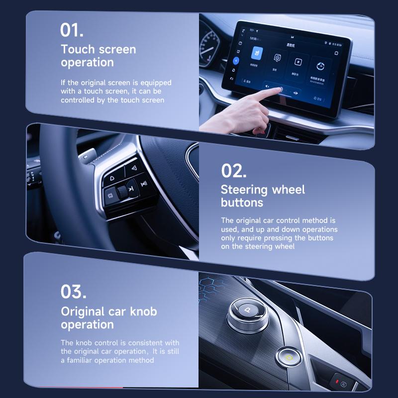 2 in 1 Wireless CarPlay Adapter Android Mini Auto Wireless Adapter WiFi Type-C/USB Plug Play Carplay Wireless Adapter