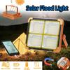 LED Solar Lights Rechargeable Lamp Flashlight Camping Lantern Portable Lighting Lights Outdoor Emergency Portable Camping Lights